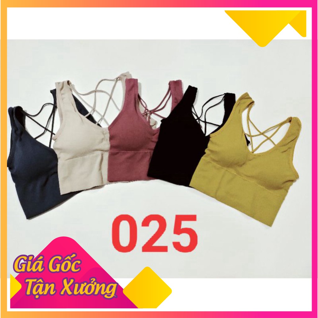 Bra tập gym, yoga dây chéo lưng -025- Yoga An Viên