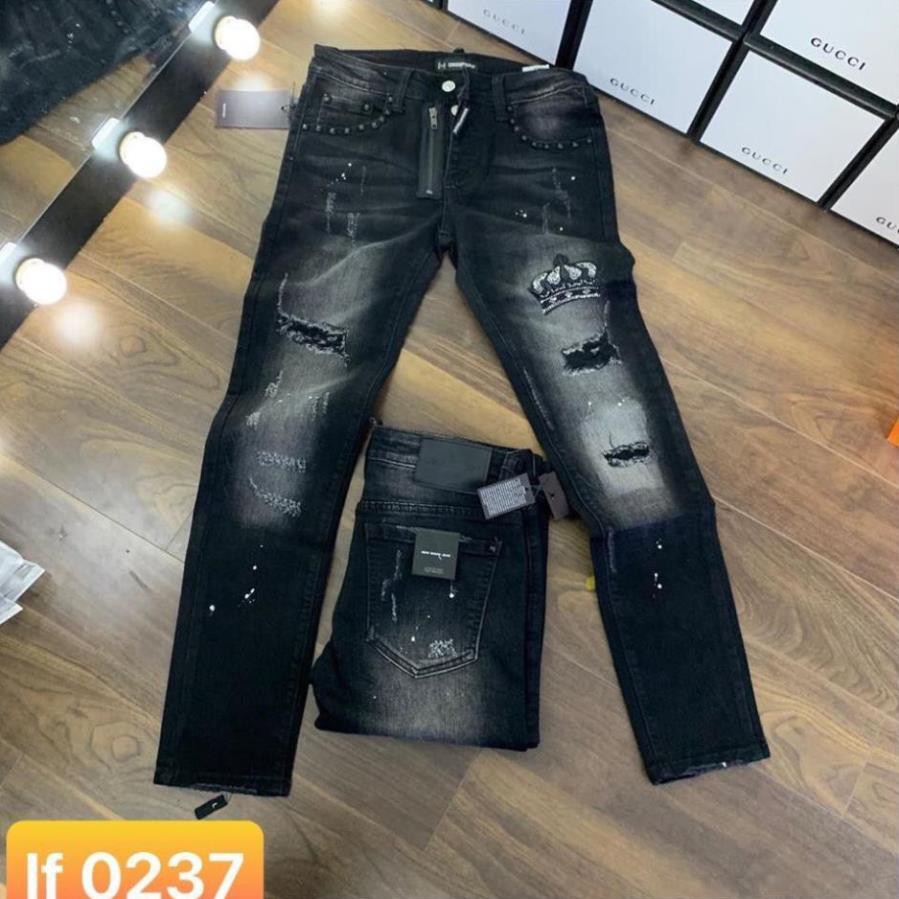 HOT 12.12 HẠ GIÁ Quần jeans nam DSQ tang vương miện * :