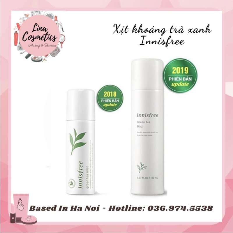 Xịt Khoáng Trà Xanh Innisfree Green Tea Mineral Mist