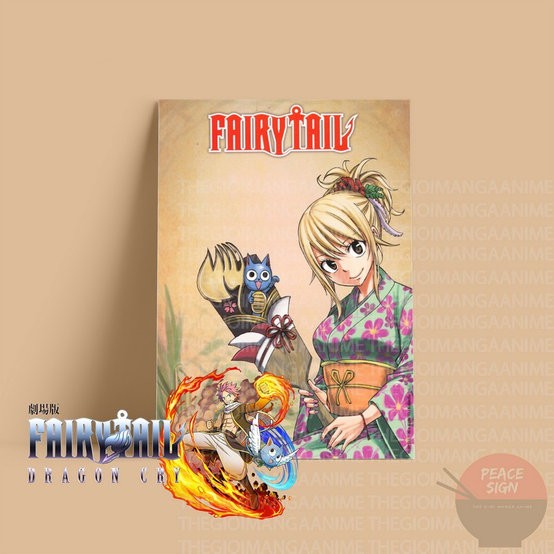 (50 mẫu) Tấm Postcard giấy 260gsm cao cấp FAIRY TAIL HỘI PHÁP SƯ A5 anime chibi ảnh đẹp nhiều mẫu