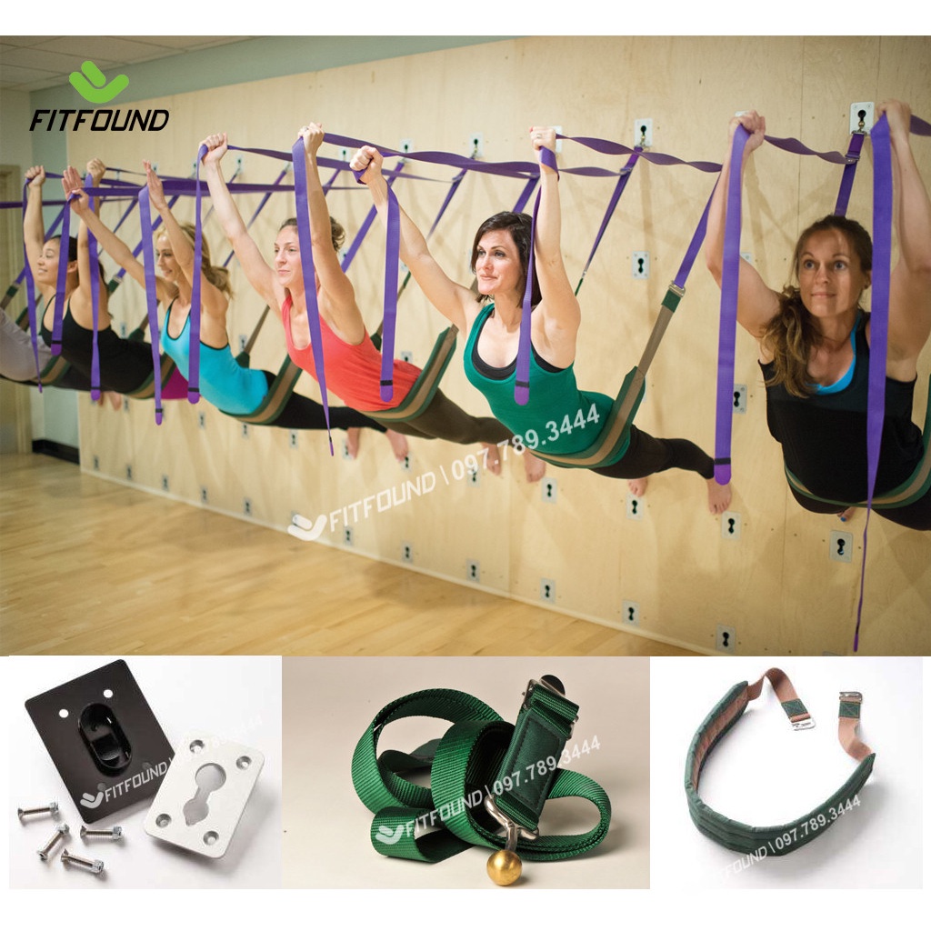Bộ Dây Tập Yoga Tường Cao Cấp - Yoga Wall &amp; Rope
