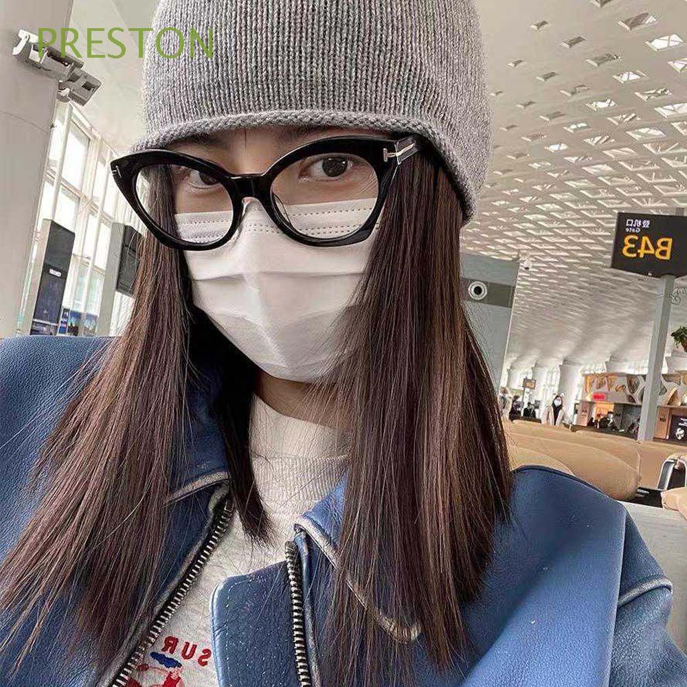 Kính Đọc Sách Gọng Nhựa Tròn Trong Suốt Chống Ánh Sáng Xanh Phong Cách Cổ Điển Thời Trang Cho Nữ