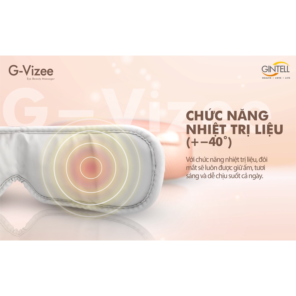 Máy Massage Mắt Nhiệt Hồng Ngoại GINTELL - G-Vizee Eye Beauty