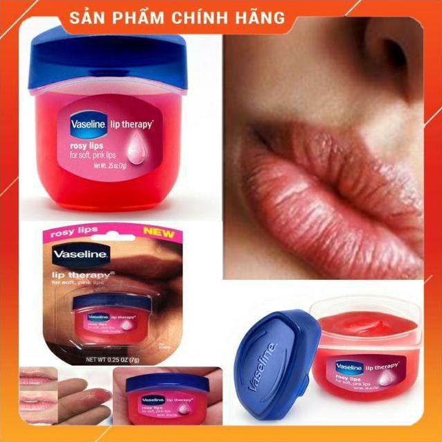 sỉ 24  hộp Son Dưỡng Môi Vaseline Mùi Hoa Hồng Lip 7g