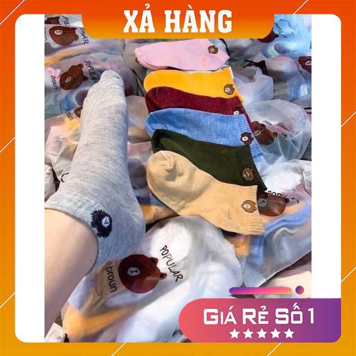 ✔️BÁN BUÔN - 2 Tất gấu ❣️ FREESHIP ❣️ 2 Tất gấu nữ giá sỉ, Tất gấu dể thương siêu hot, co giản thoáng khí [PK048/10]