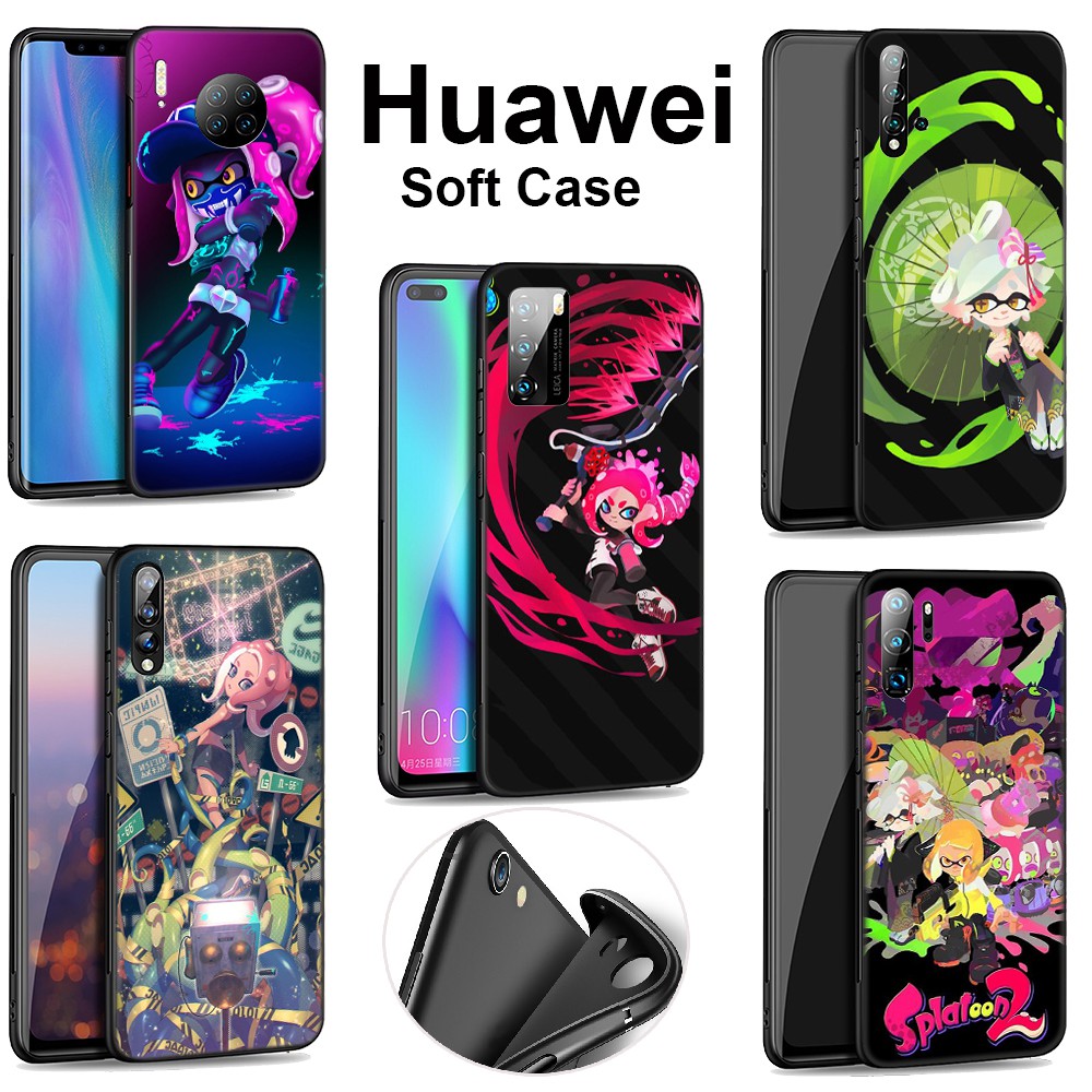 Ốp điện thoại silicon mềm hình Splatoon 2 NS50 cho Huawei 6A 7A 7C 7X 8 Lite 8X 8C 20 20S 20 Pro