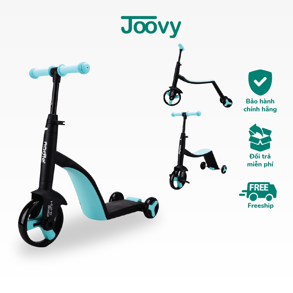 Siêu xe biến hình xe Scooter, chòi chân kiêm cân bằng 3 trong 1 cho bé từ 1 tới 6 tuổi Nadle TF3 Joovy CHÍNH HÃNG