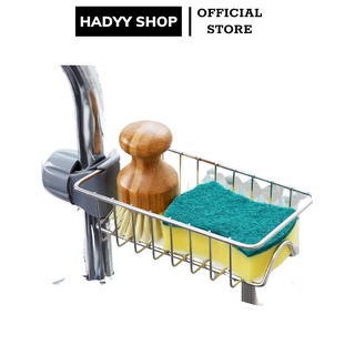 Giá treo vòi inox để giẻ rửa bát