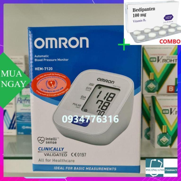 Combo Bedipanten 100mg +  Máy đo huyết áp bắp tay Omron Hem-8712