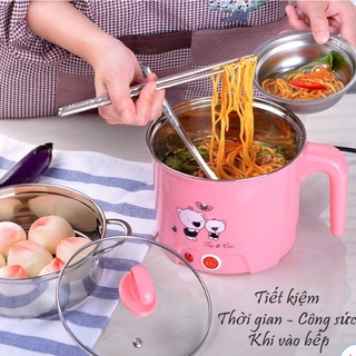 Ca nấu mỳ điện - nồi lẩu điện mini đa năng