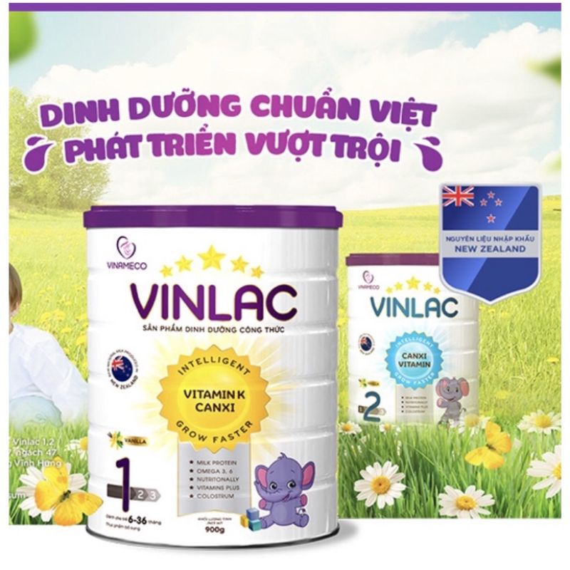 Sữa Vinlac baby 1,2 900g