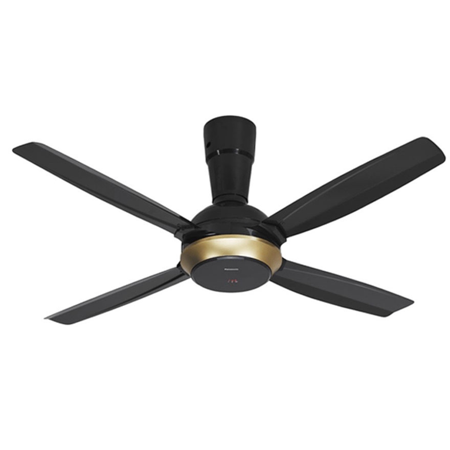 Quạt trần 4 cánh Panasonic F-56XPG-đen, có điều khiển