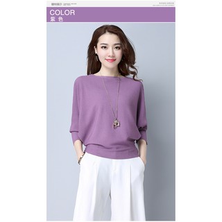 ( Siêu Hot) Áo len cánh dơi phong cách
