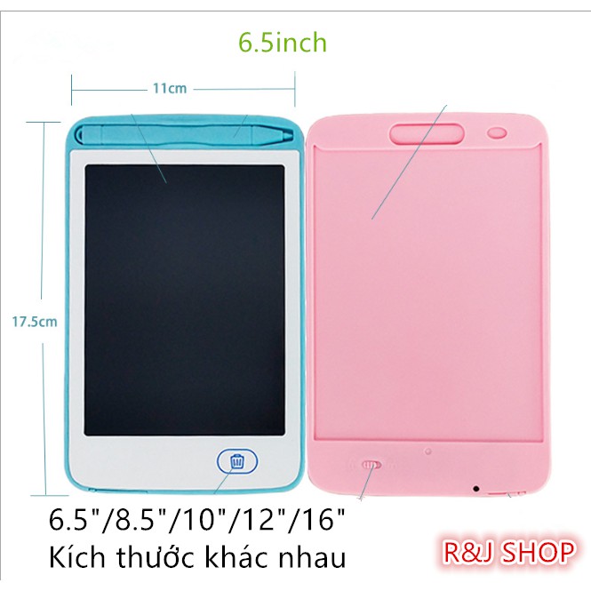 Bảng viết thông minh LCD tự xóa 6.5 inch cho bé tập vẽ viết Sản phẩm lấy trực tiếp tại nhà máy nên giá rất tốt