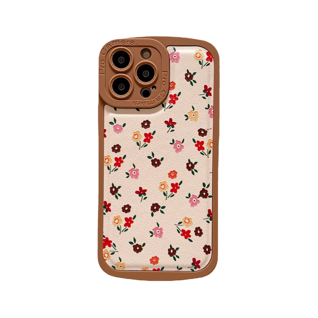 Ốp Điện Thoại In Họa Tiết Hoa Nhỏ Xinh Xắn Chất Lượng Cao Cho iPhone13promax Apple 11 xr/xs 8p