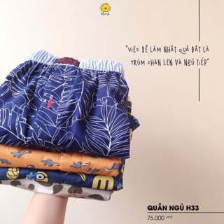 [SALE XẢ HÀNG] Quần ngủ nam H33 họa tiết