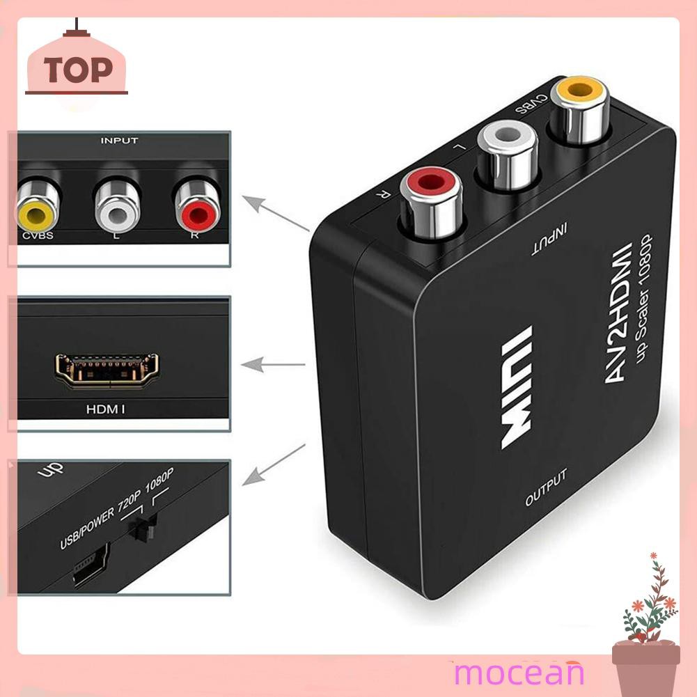 Bộ Chuyển Đổi Video Av Sang Hdmi-Compatible 1080p Mini Av2Hdmi Cho Hdtv