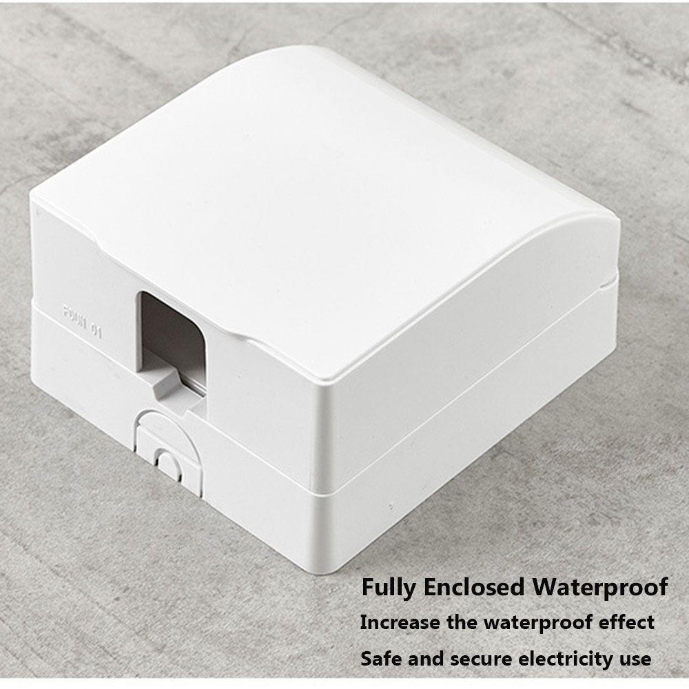 1 Hộp Bảo Vệ Công Tắc Gắn Tường Tự Dính Chống Văng 86 Loại DAPHS