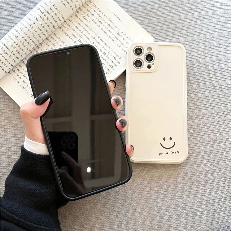Ốp lưng iphone Lucky Face cạnh vuông 6/6plus/6s/6splus/7/7plus/8/8plus/x/xr/xs/11/12/13/pro/max/plus/promax | BigBuy360 - bigbuy360.vn