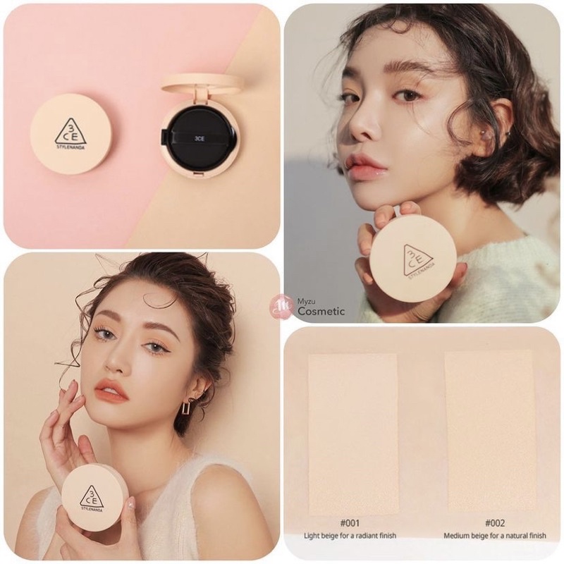 Phấn Nước 3CE Studio Mesh Foundation Cushion