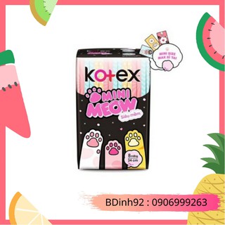 Băng vệ sinh meow Kotex (chính hãng)