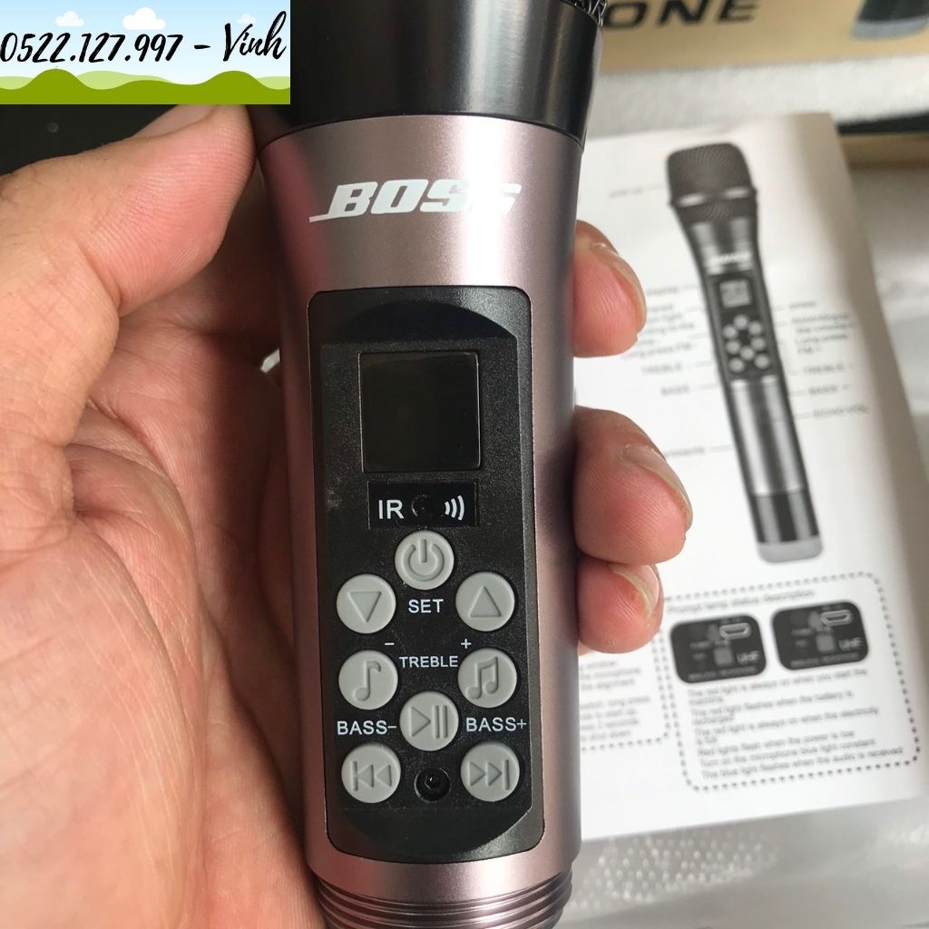 Micro không dây đa năng Boss QM-71 - Hàng Chính hãng - Gia Khang Shop
