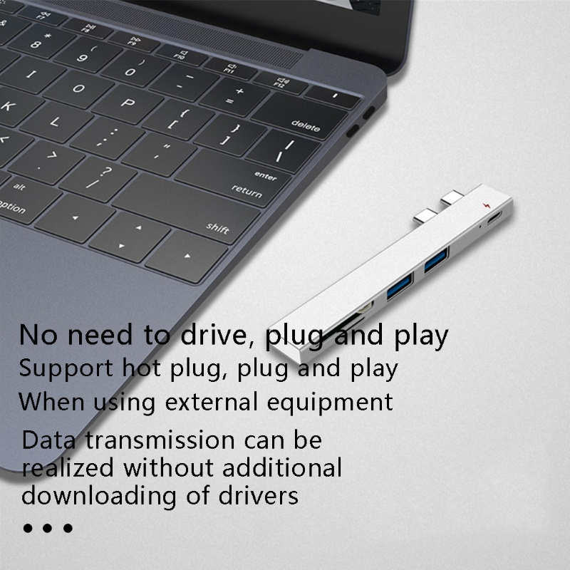 Đầu Đọc Thẻ Nhớ SD TF Chuyển Đổi Usb 2 0 Type-C Cho Notebook