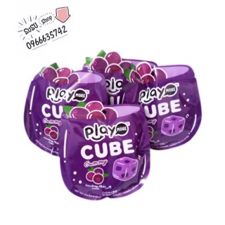Kẹo gummy Việt quất CuBe play more gói lẻ 25gram