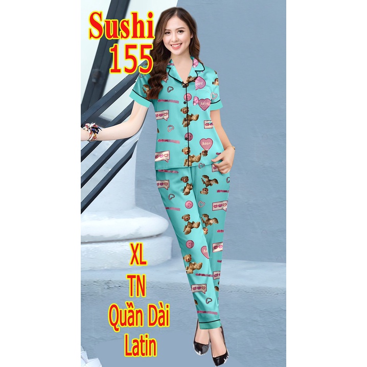 [ BỘ MẶC NHÀ ] Bộ Dài Pizama Họa Tiết Trẻ Trung Tươi Mát Cho Mùa Hè | BigBuy360 - bigbuy360.vn