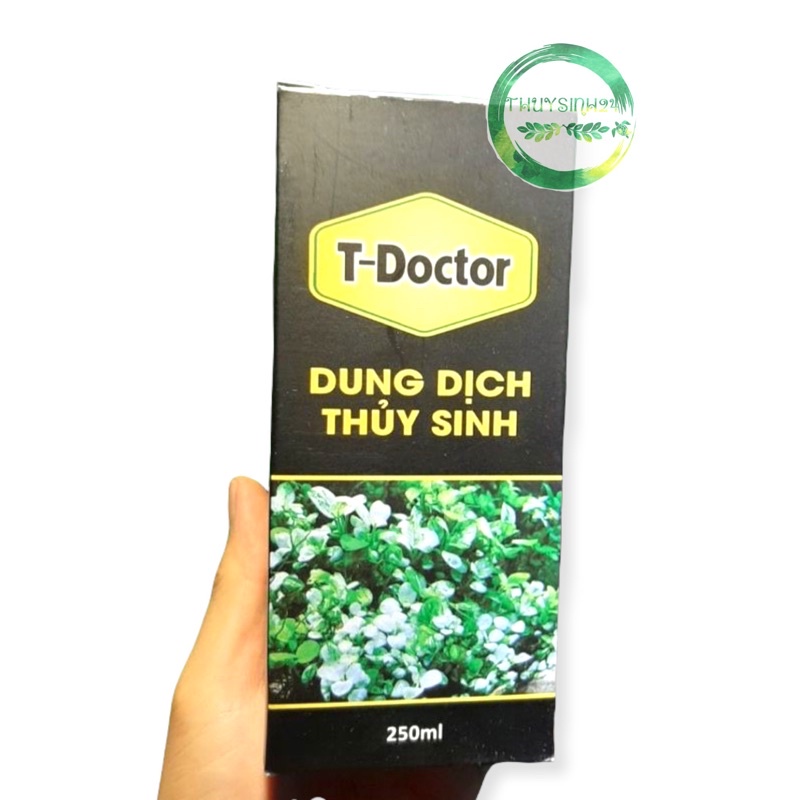 Dung dịch thủy sinh T Doctor - phòng và trị rửa thân ở cây ráy, bucep phân nước