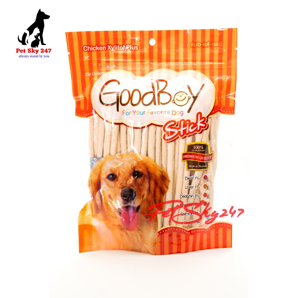 Bánh Thưởng Huấn Luyện Cho Chó Goodboy Hương Sữa Bò Gói 250Gram (Xách Tay Thái Lan)