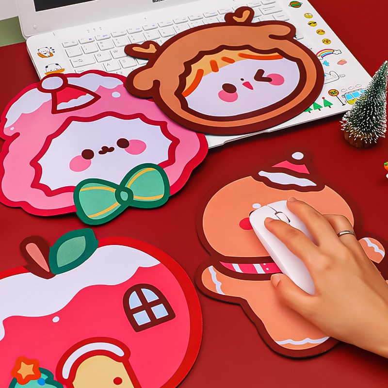 Miếng lót chuột, bàn di chuột, mouse pad hoạt hình gấu nhỏ cute dễ thương