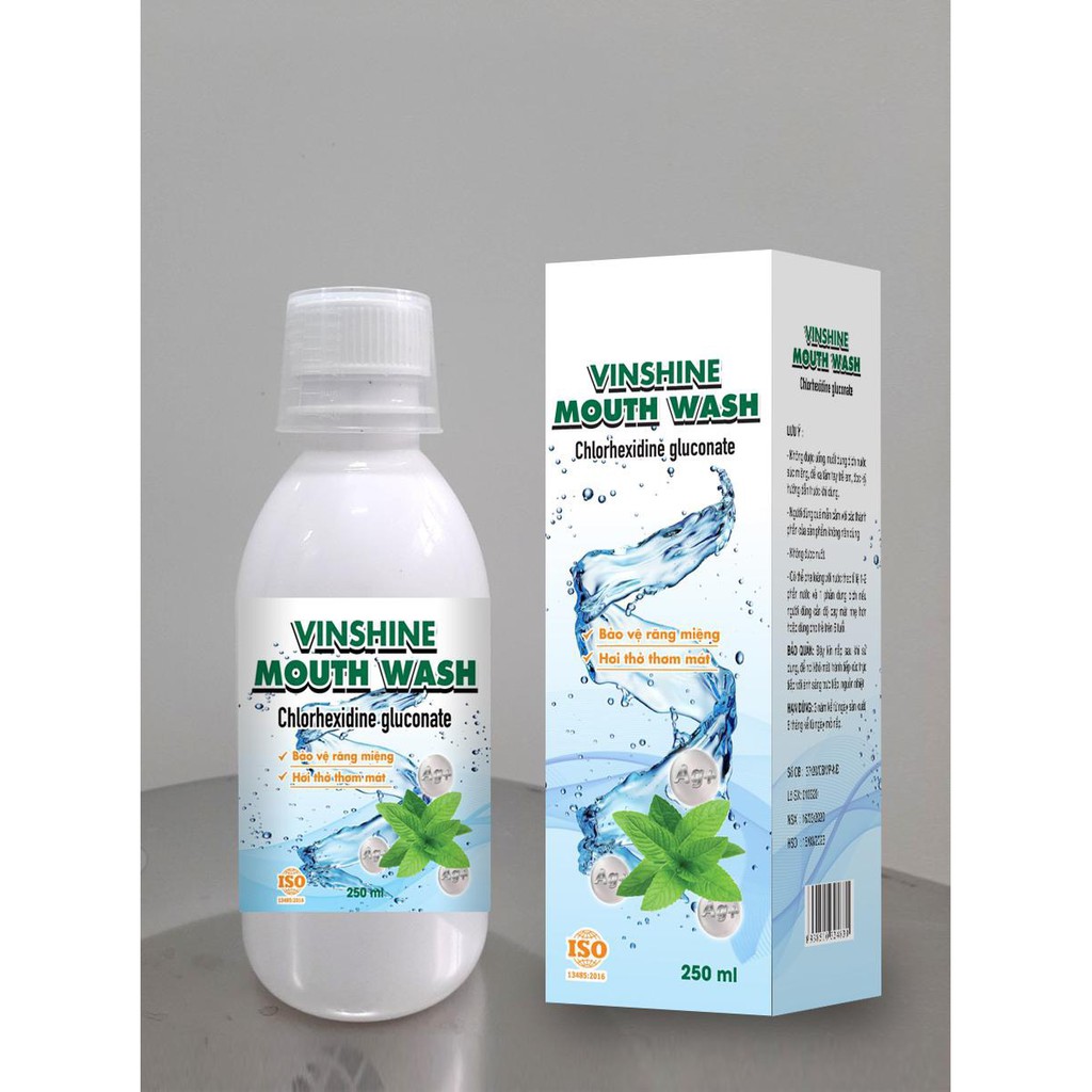 Nước súc miệng ngăn ngừa viêm nha chu viêm nướu Vinshine mouth wash 250ml