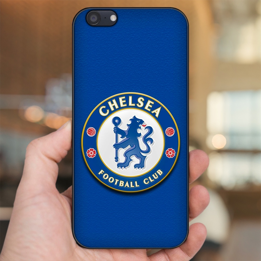 Ốp lưng Oppo A71 viền đen in hình Chelsea FC