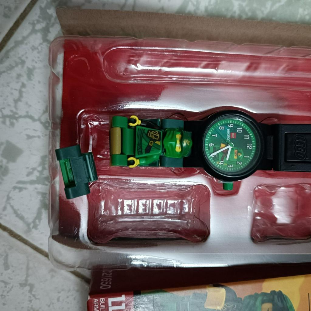 Đồ chơi đồng hồ mini đeo tay dạng lego mini chủ đề ninja nhân vật Lloyd 8021650