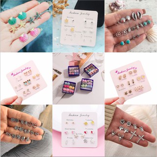 [GIÁ TỐT] Set Bông Tai - Khuyên Tai