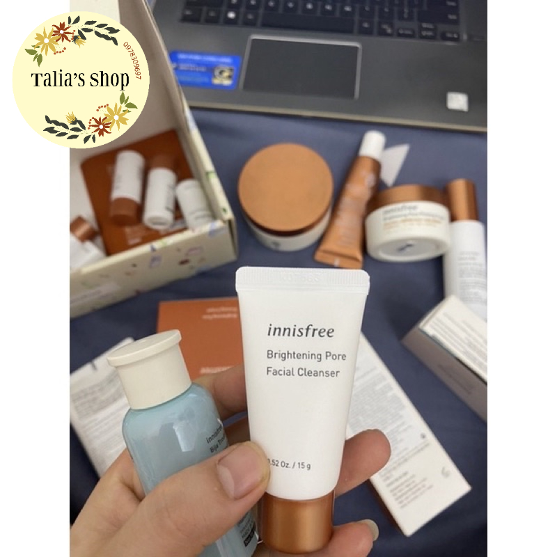 sữa rửa mặt QUÝT INNISFREE Brightening Pore FACIAL CLEANSER