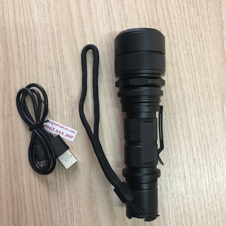 Đèn pin siêu sáng Ultrafire XM-L2 có thể zoom xa gần, hợp kim nhôm siêu bền