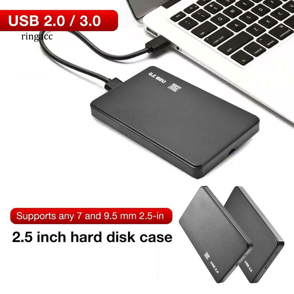Vỏ ổ cứng ngoài Rac Usb 3.0/2.0 5gbps 2.5inch Sata dành cho máy tính