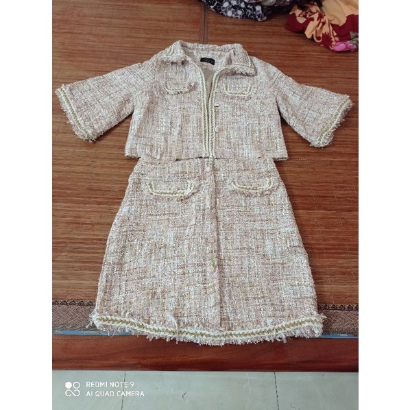 Set dạ siêu xinh màu be