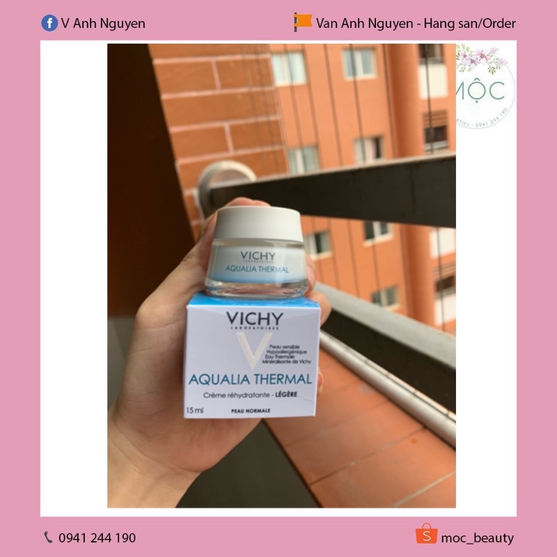 Kem dưỡng Aqua Thermal 15ml dành cho da thường date t8/22