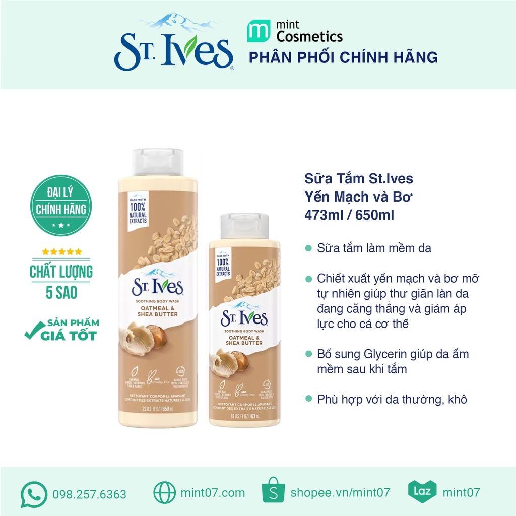 Sữa Tắm St.Ives 473ml