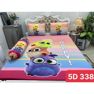 Bộ drap thun lạnh ý 5D cao cấp MS 296