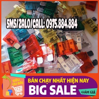Com bo 100 chiếc cầu chì  ô tô 10A;15A;20A;25A;30A