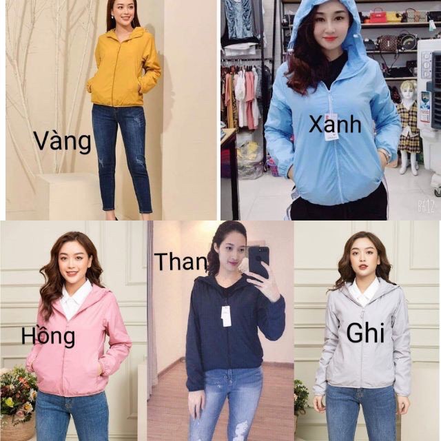 ÁO CHỐNG NẮNG - ÁO KHOÁC GIÓ NỮ 2 LỚP UNI CHỐNG THẤM NƯỚC !! | BigBuy360 - bigbuy360.vn