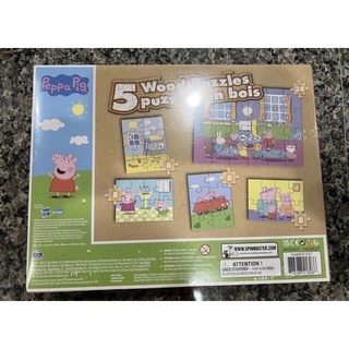 Xếp hình puzzles Peppa Pig bằng gỗ