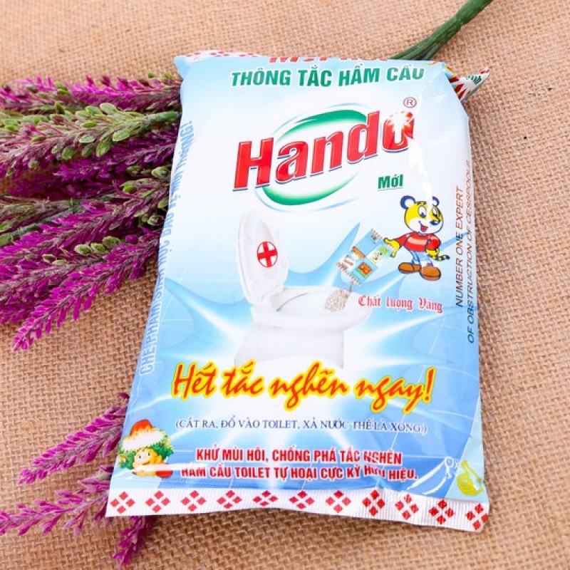 [HANDO VIỆT NAM] Gói Thông Tắc Bồn Cầu M.Phốt 300g Hando Việt Nam