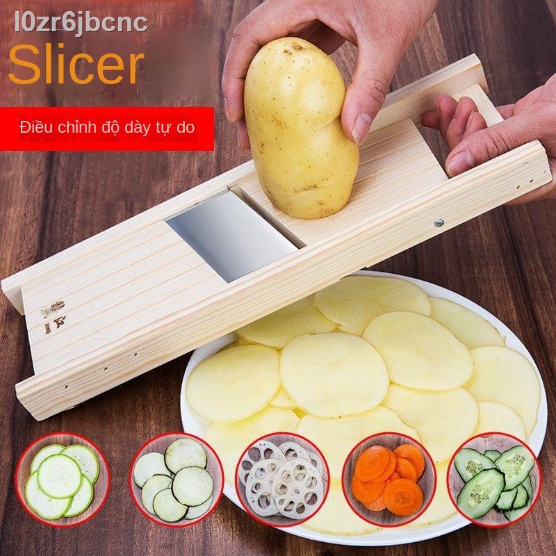 ۩ ↂ ✜Máy thái khoai tây để cắt chiên với độ dày có thể điều chỉnh