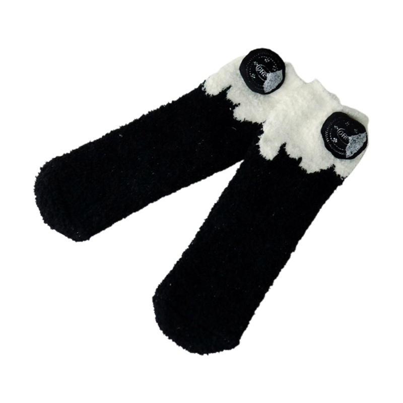 Vớ Nhung San Hô In Hình Trái Cây Hoạt Hình 3d Ấm Áp