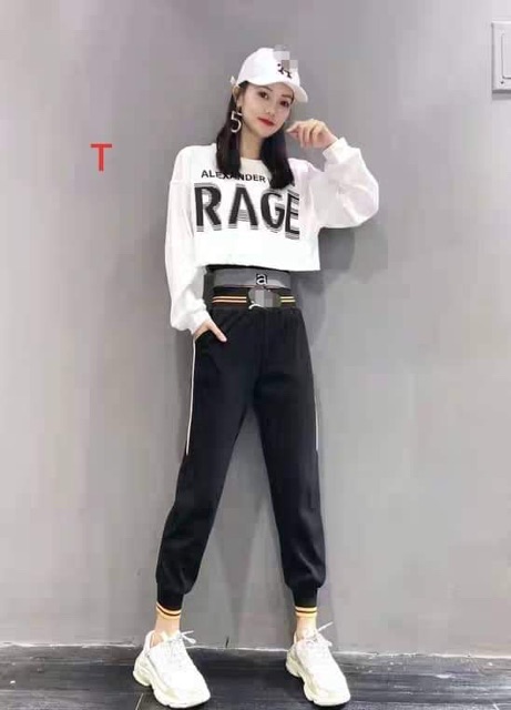 Áo croptop Rage dài tay DTR0919